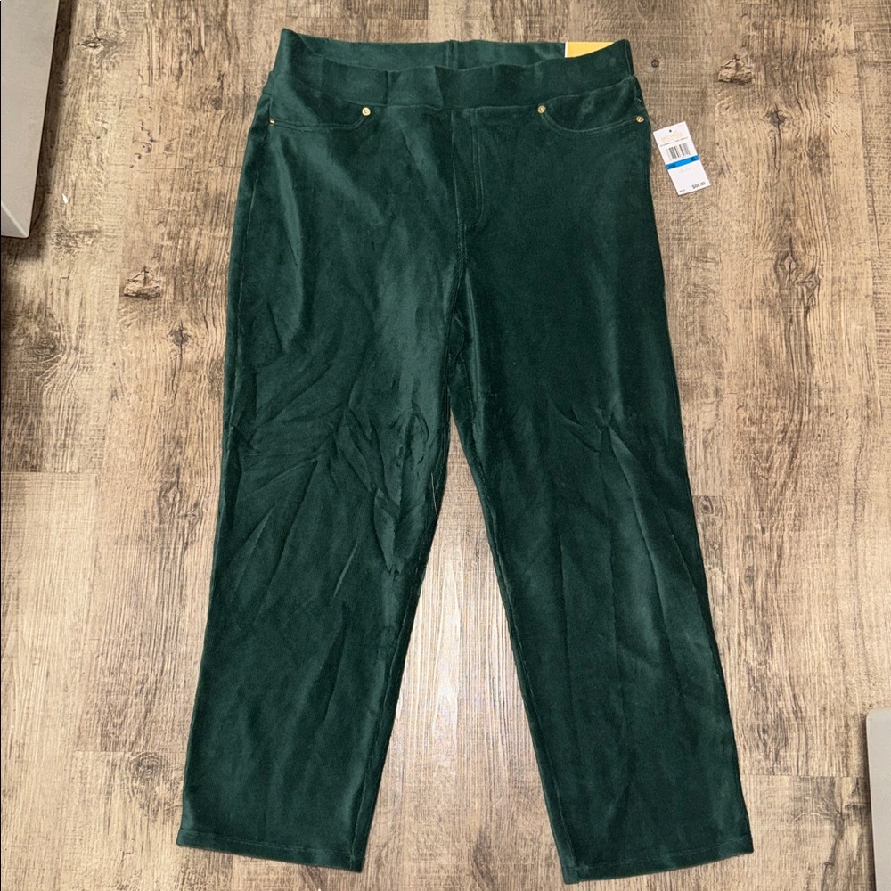 Michael Kors Green Velvet Pants